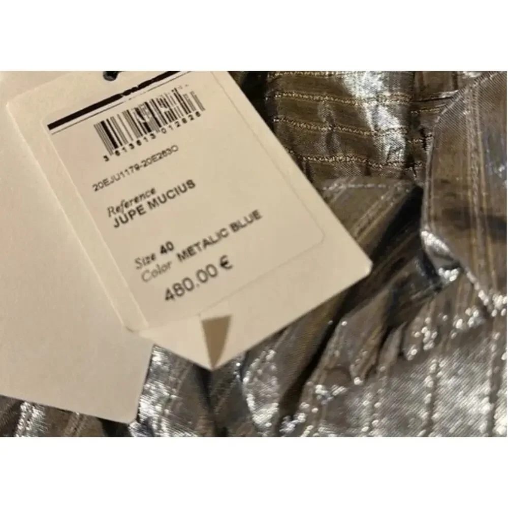 Isabel Marant Mucius Striped Metallic Miniskirt size 8 - Picture 8 of 8